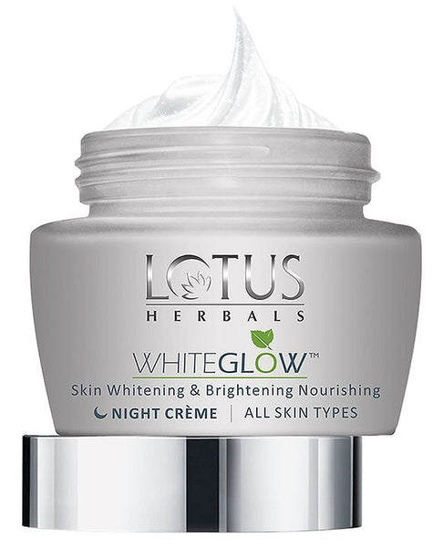 Lotus Herbals WhiteGlow Skin Whitening & Brightening Nourishing Night Cream - 40 g