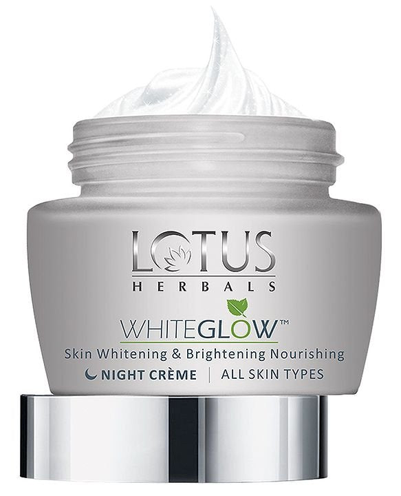 Lotus Herbals WhiteGlow Skin Whitening & Brightening Nourishing Night Cream - 40 g