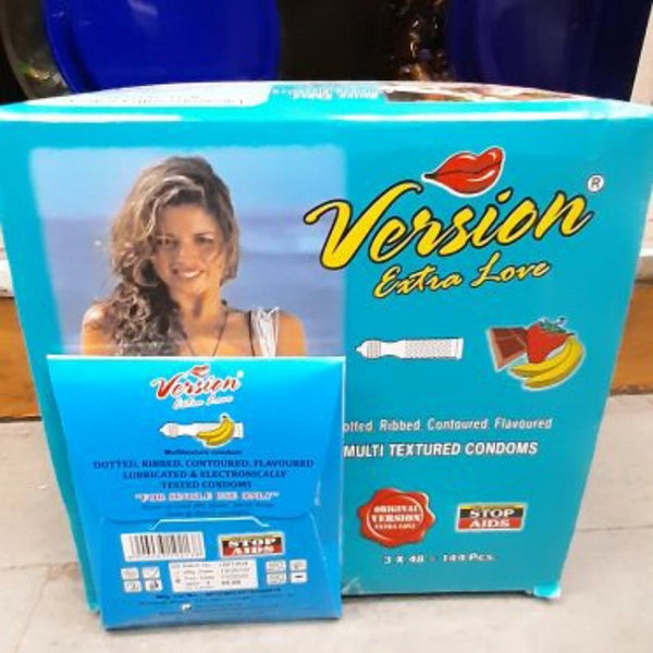 Version Dotted Condom 3pcs