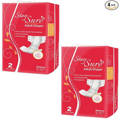 StaySure Adult Diaper Medium 2 Pcs