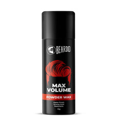 Beardo Max Volume Powder Wax, 10 gm | Powder Hair Wax Men | Hair Styling Wax for Matte Finish | Strong Hold & Restylable Hair Powder