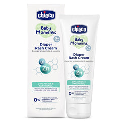 Chicco Baby Moments Diaper Rash Cream with Zinc Oxide & Vitamin B5, 100g