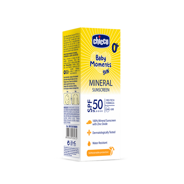 CHICCO Baby Moments Mineral Sun Cream SPF 50 (75g)