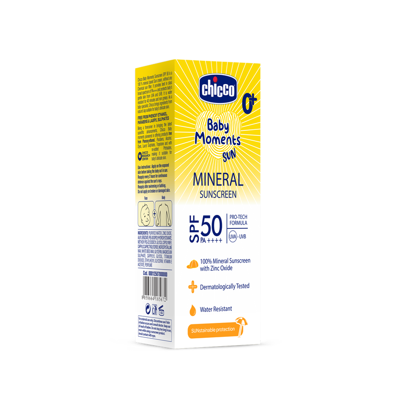 CHICCO Baby Moments Mineral Sun Cream SPF 50 (75g)