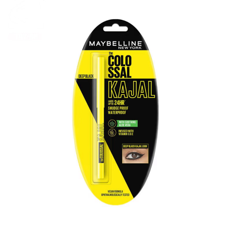 Maybelline The Colossal Kajal Eyeliner Pencil Black, Matte Finish