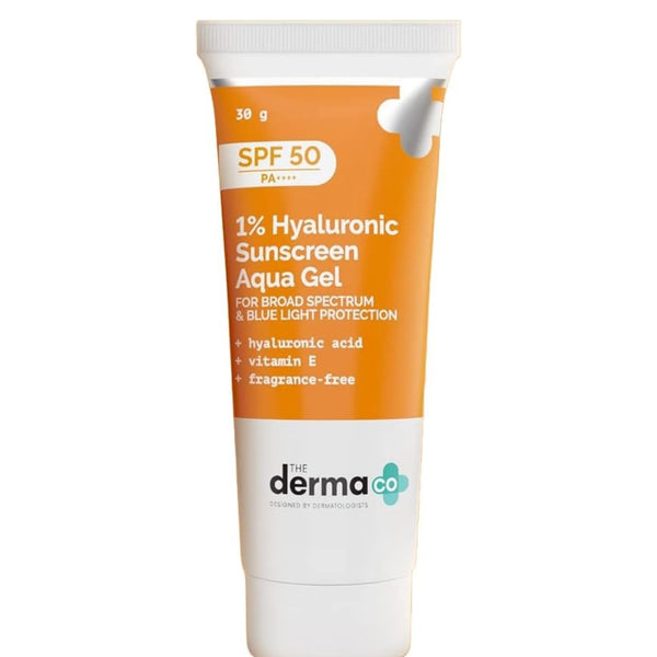 Derma Co 1% Hyaluronic Sunscreen Aqua Gel SPF 50 30 g