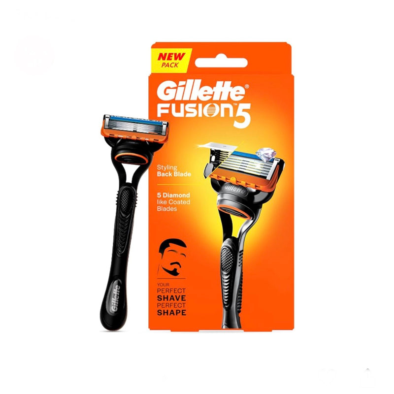 Gillette Fusion Manual Razor for Men with styling back blade for Perfect Shave