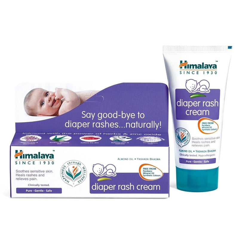 Himalaya Baby Diaper Rash Cream (50g) | Relieves Rashes, reduces Redness & Irritation | With Aloe Vera, Yashad Bhasma, Almond Oil