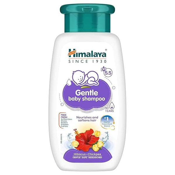 Himalaya Gentle Baby Shampoo 100ml | No Tears formula | Cleanses, softens and nourishes baby's hair