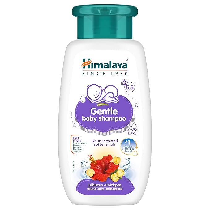 Himalaya Gentle Baby Shampoo 100ml | No Tears formula | Cleanses, softens and nourishes baby's hair