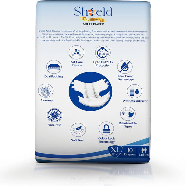 shield adult diaper Xl 10