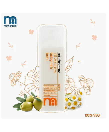 Mothercare Baby All We Know Baby Milk Bath - 300 ml