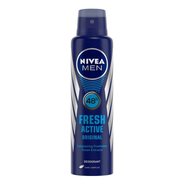 NIVEA Men Fresh Active 48 Hours Deodorant For Men, 150ml