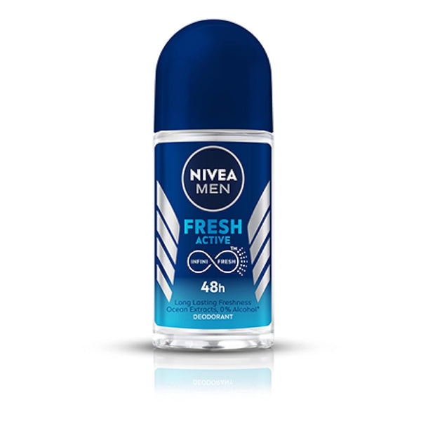 Nivea Men Roll On Deodorant - Fresh Active 50ML