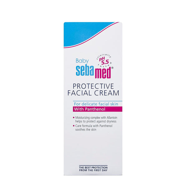 Sebamed Baby Protective Facial Cream100 ml|pH 5.5| Face Cream|Vitamin E for Soft Skin|Ideal for salivary rashes|