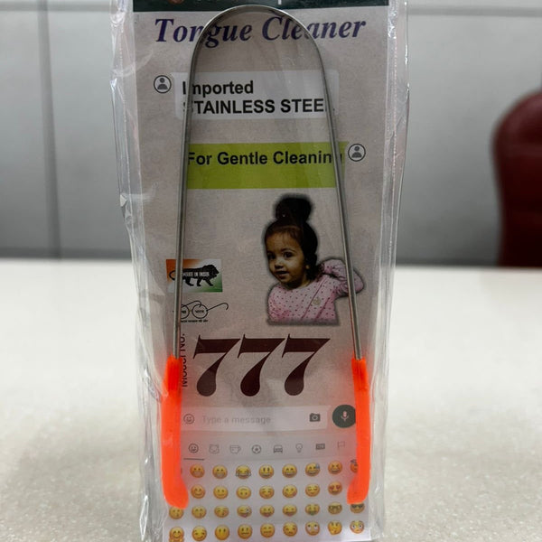 TONGUE CLEANER 777 STAINLESS STEEL PACK OF 12