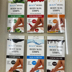 Waxing Strips Kit for Normal Skin, 20 Strips | Gel Wax Hair Removal for Women MIX VARIENT