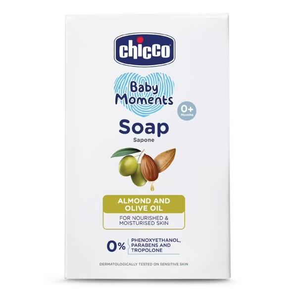 Chicco Baby Moments Soap - Almond and Olive Oil 75 gm