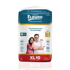 ELDURO Adult Diapers XL Size | 121.92-144.78cm (48