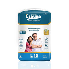ELDURO Adult Diapers Large Size | 101.06-139.7cm (40