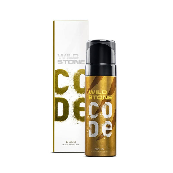 Wild Stone Deodorant 120ml Bottle - gold