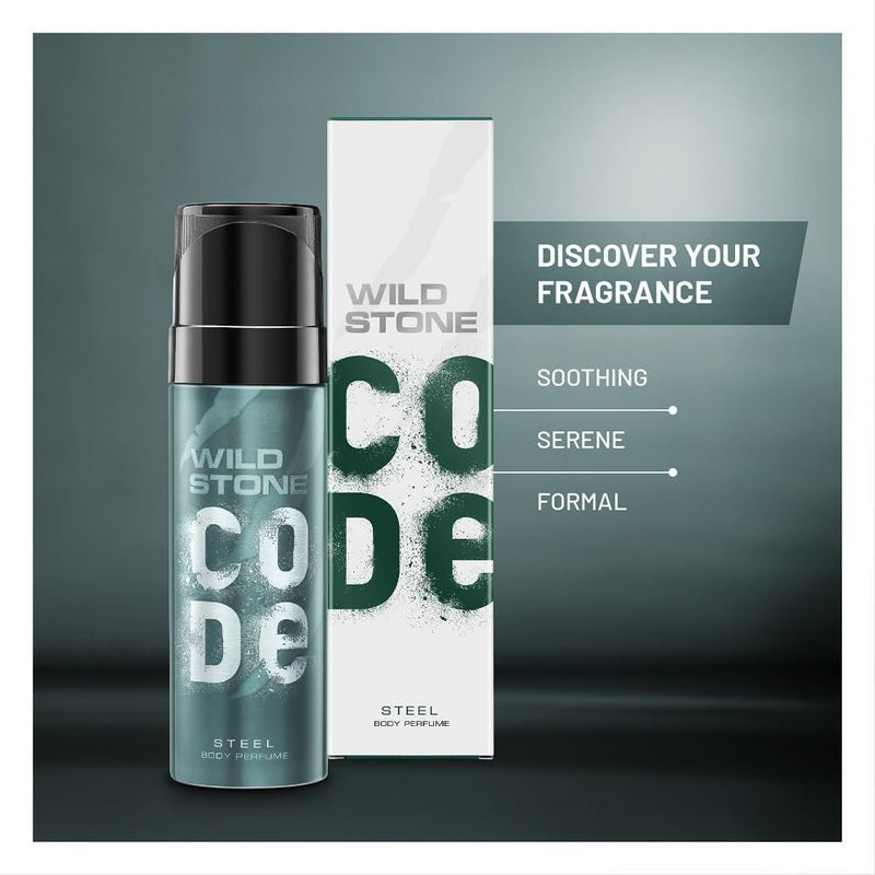 Wild Stone Deodorant 120ml Bottle - steel
