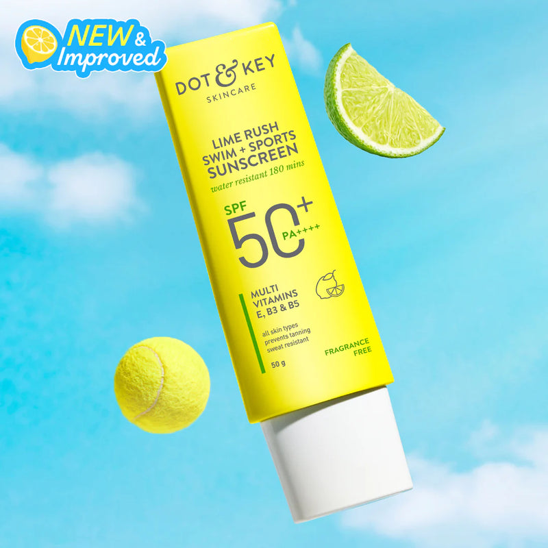 dot n key lime Swim + Sports Sunscreen SPF 50+ (Water Resistant)