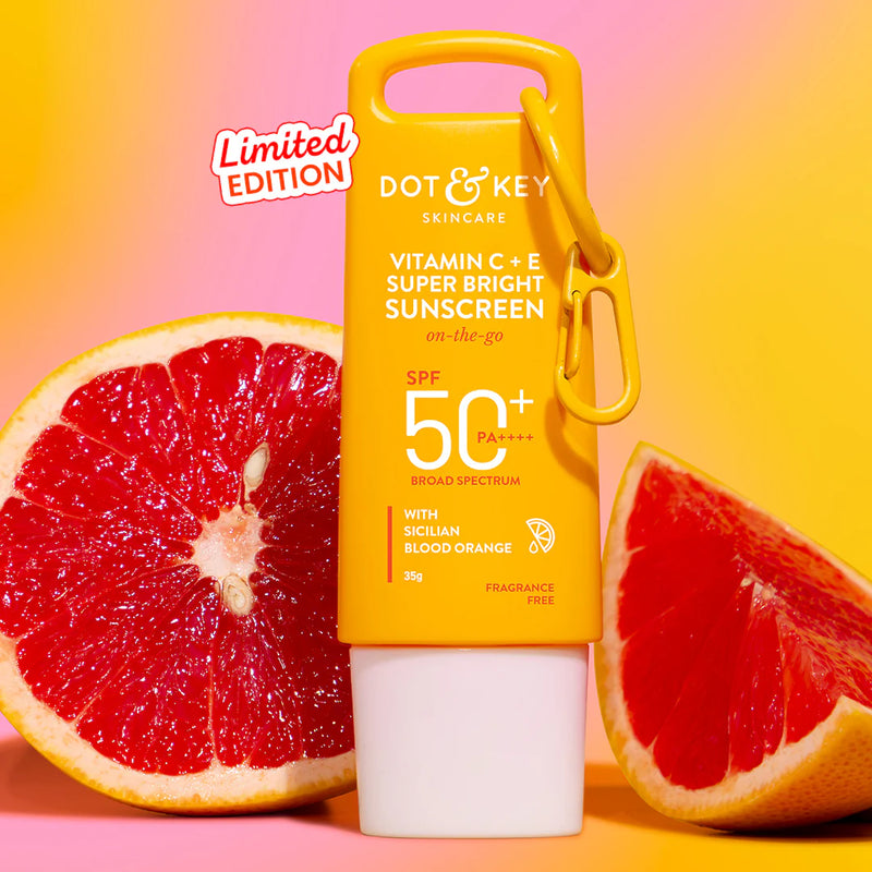 dot n key Vitamin C + E Sunscreen, SPF 50+ PA++++35gm