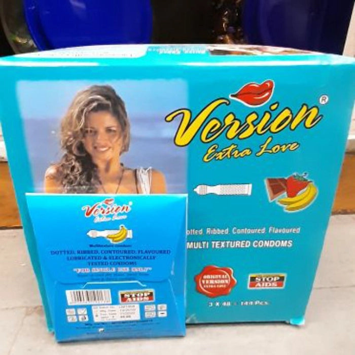 Version Dotted Condom 3pcs