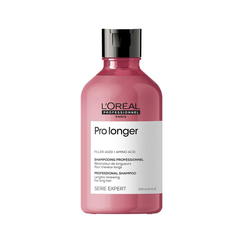 L'Oréal Professionnel Pro Longer Shampoo for Long Hair with Thinned Ends - 300ml | Enriched with Filler-A100 & Amino Acid | Reduce Split Ends & Get Strong & Shiny Hair