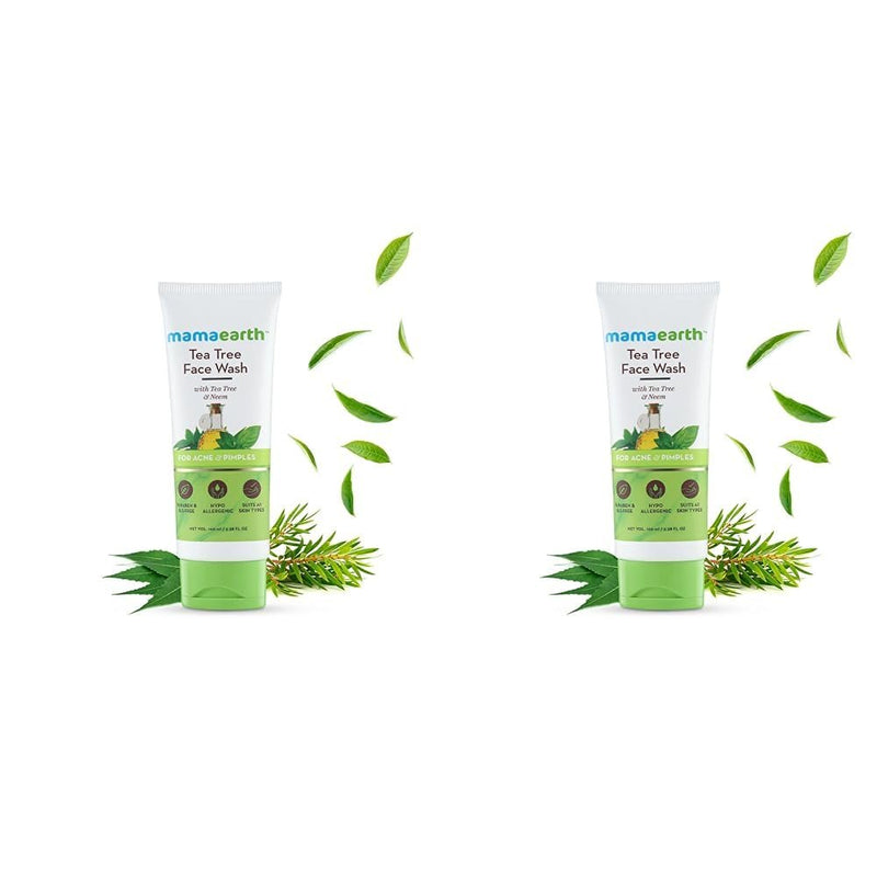 Mamaearth Tea Tree Natural Face Wash for Acne & Pimples Wash 100 ml