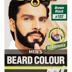 Bigen Men's Beard Color, 40g - Brownish Black B102 (Pack of 1)