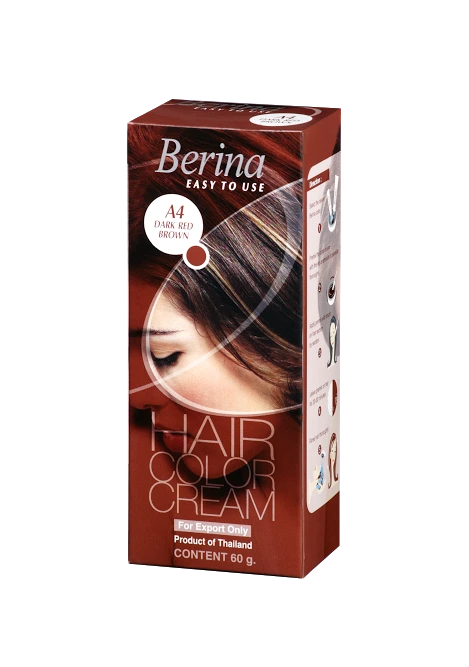 Berina Professional Hair Color Cream (60 gm) + Developer (60 gm)