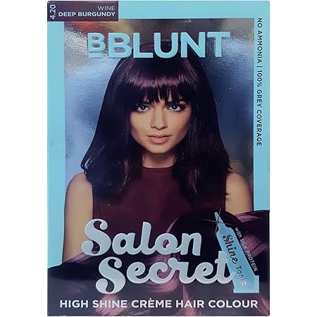 BBLUNT Crème Hair Colour - Wine Deep Burgundy 4.20 - 100 g