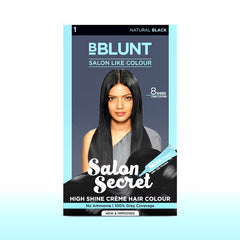 BBLUNT Crème Hair Colour - Natural Black 1 - 100 g