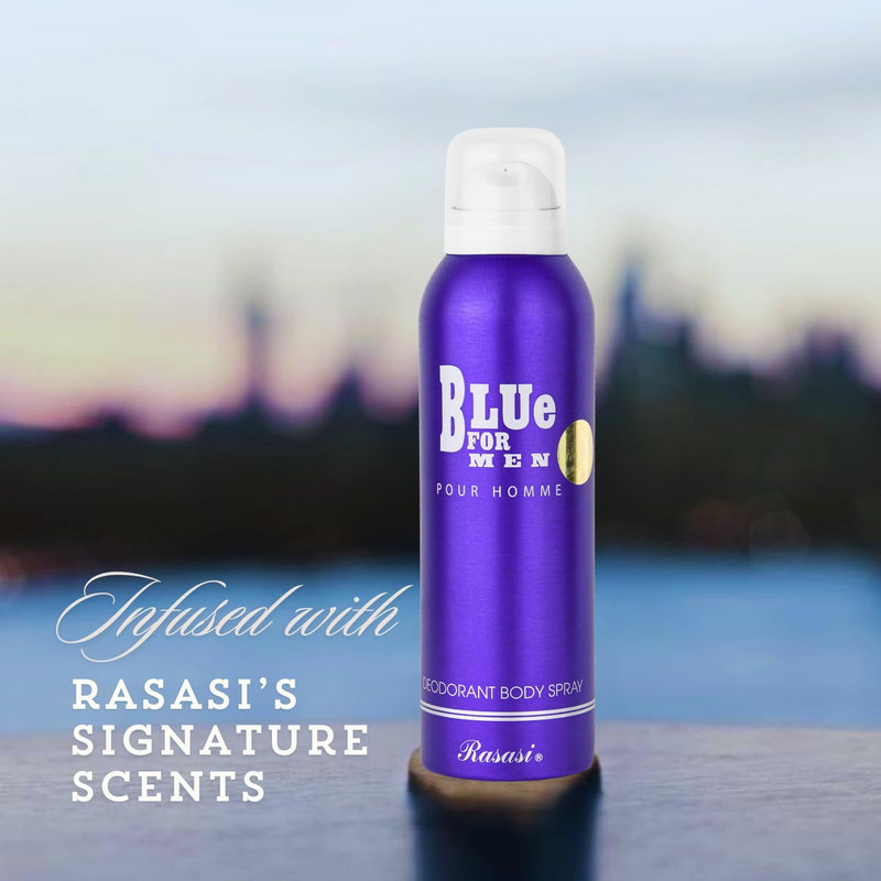 Blue For Men Deodorant By Rasasi 200ml