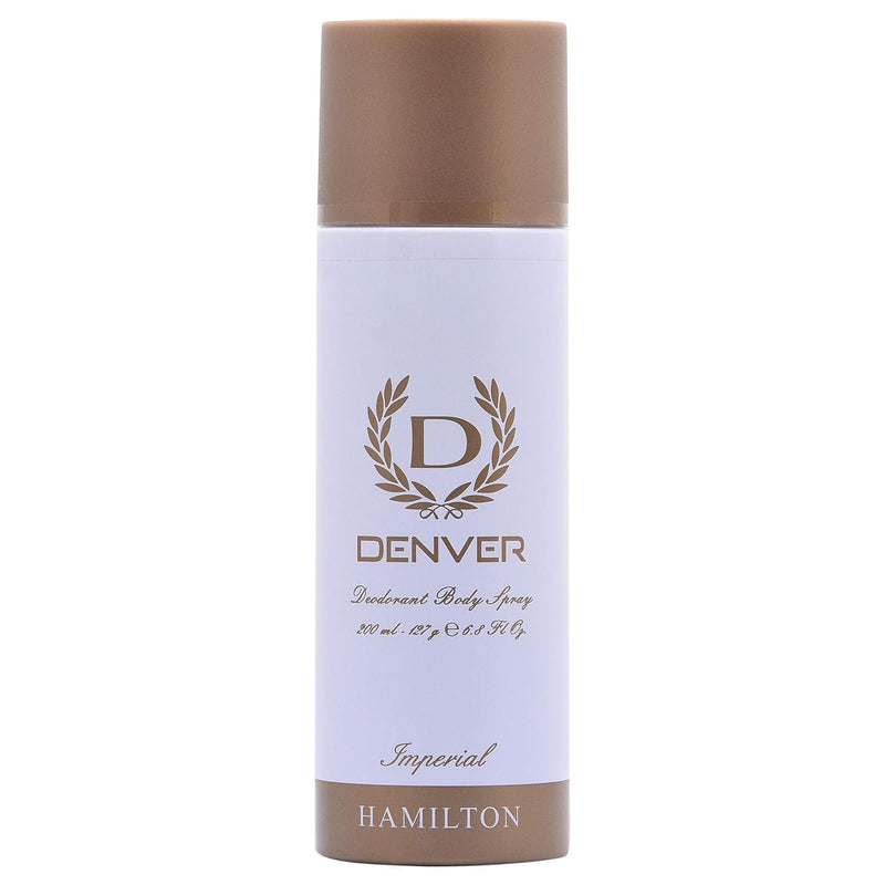 Denver Hamilton Deodorant Body Spray, Imperial For Men, 200Ml