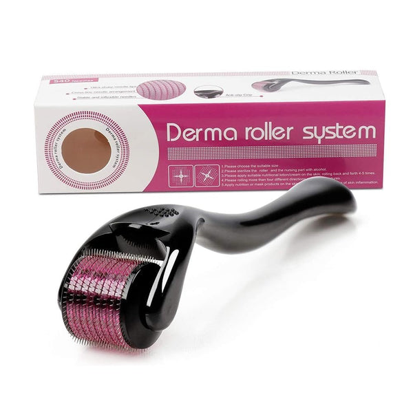 Derma Roller For Hair Growth 0.5 mm with 540 Titanium Needles