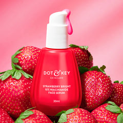 DOT N KEY 10% Niacinamide + Strawberry Brightening Face Serum 30ml