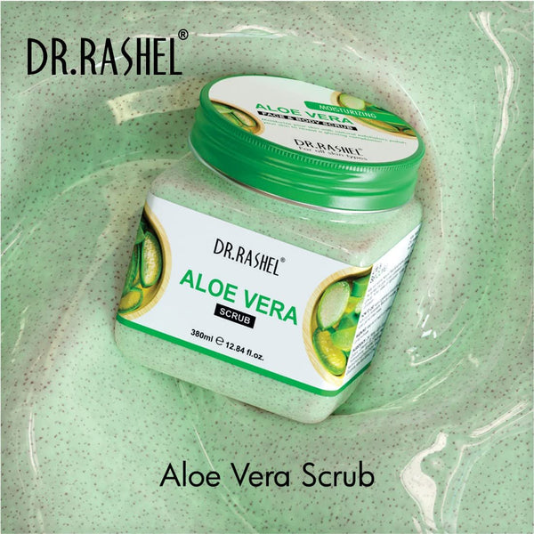 DR.RASHEL Aloe Vera Scrub For Face & Body (380 Ml)