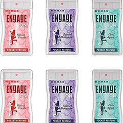 Engage Woman Pocket Perfume,18 Ml (Pack Of 6)