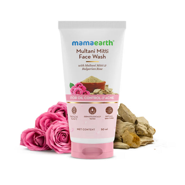 mamaearth multani mitti face wash 50ml