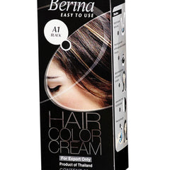 Berina A1 Black Hair Color Cream 60 gm | 60.0 gm