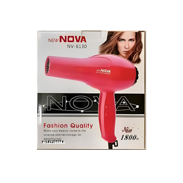 Nova NV-6130 Professional Hair Dryer, 1800W, Pink, Fashion Quality