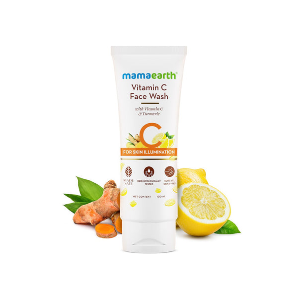 mamaearth vitamin c face wash 100ml