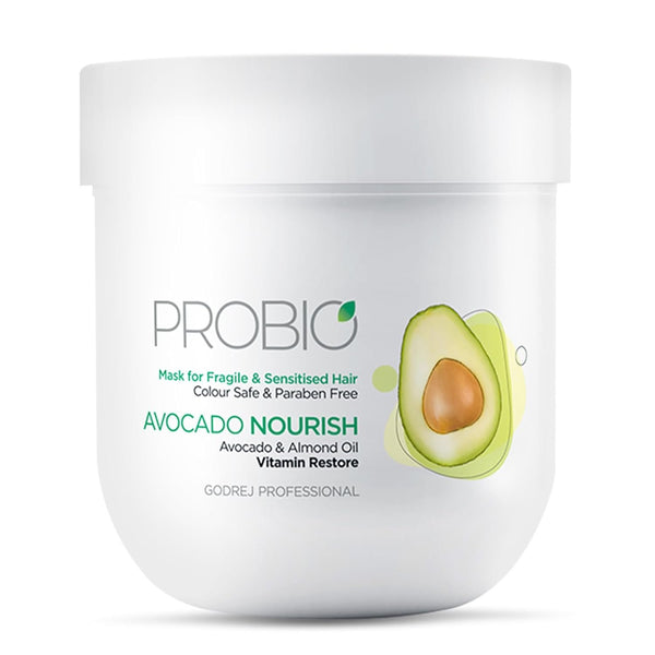 Godrej Professional Probio Avocado Nourish Hair Mask (200G) | For Fragile Hai