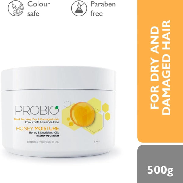 Probio Honey Moisture Mask (500g)|For dry and damaged Hair Hair Mask|