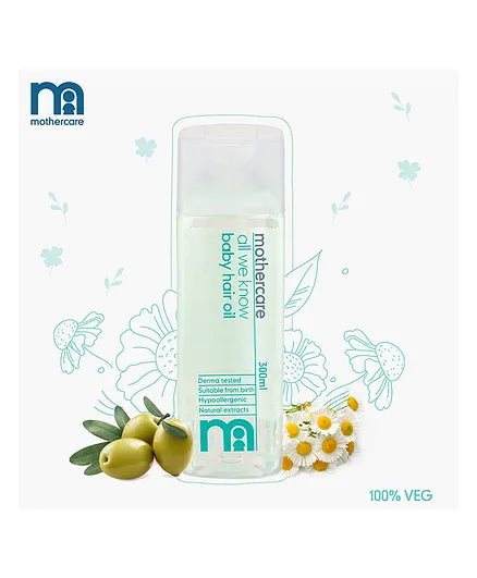 Mothercare Baby All We Know Baby Hair Oil - 300 ml