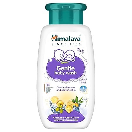 Himalaya Gentle Baby Wash for Clen Baby Skin (200ml)