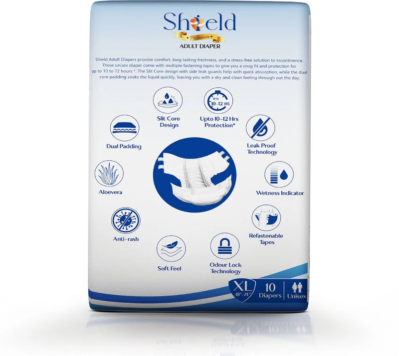 shield adult diaper Xl 10